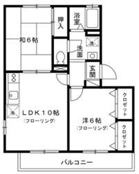 グレイスコートⅠの物件間取画像